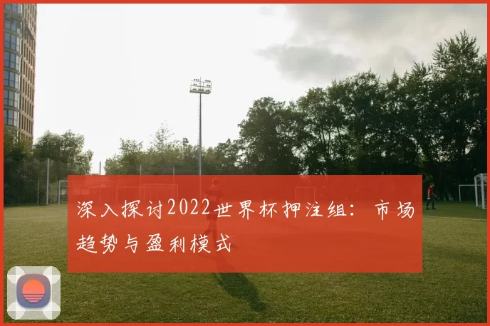 深入探讨2022世界杯押注组:市场趋势与盈利模式